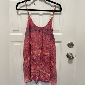 Kimchi Blue from Urban Outfitters Pink and Orange Dress